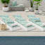 Calista Teal Outdoor Chaise Lounge Cushion