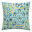 Calista Teal Oversized Square Outdoor Throw Pillow, 20"
