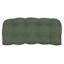 Honeybloom Endive Green Premium Outdoor Wicker Settee Cushion
