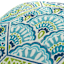 Calista Teal Outdoor Corded Back Cushion