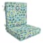2-Piece Calista Teal Outdoor Deep Seat Cushion