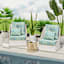 Calista Teal Outdoor Deep Seat Cushion