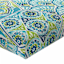 Calista Teal Outdoor Square Seat Cushion