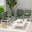 Honeybloom 2-Piece Endive Green Premium Outdoor Deep Seat Cushion