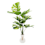 Found & Fable Potted Faux Turtle Leaf Floor Greenery, 24.5"