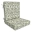 Honeybloom 2-Piece Endive Floral Outdoor Deep Seat Cushion Set