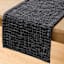 Black & White Rustic Table Runner, 72x14