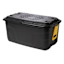 Heavy Duty Storage Trunk with Handle and Wheels, 145l