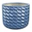 Blue Round Outdoor Planter, Medium