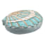 Honeybloom Shaped Sea Shell Outdoor Throw Pillow, 13"