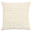 Crosby St. Beige Two-Toned Woven Throw Pillow, 18"
