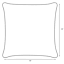 Honeybloom Novo Tile with Tassels Outdoor Throw Pillow, 18"