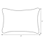 Honeybloom Succulent Garden Lumbar Outdoor Throw Pillow, 14x20