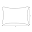 Honeybloom Lake Time Outdoor Lumbar Throw Pillow, 14x20