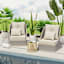 Found & Fable Talia Palm Outdoor Deep Seat Cushion