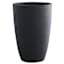 Japi All Weather Proof Black Modern Conic Outdoor Planter, Small