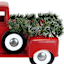 Homespun Holiday Red Metal Farm Truck, 14.5"