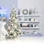 Silver Glittered Ball Ornament, 9.8"