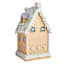 Mrs. Claus' Bakery Gingerbread House with LED, 20"