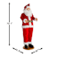 Life Size Dancing Animatronic Santa, 6'