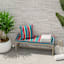 Alvarado Stripe Square Outdoor Throw Pillow, 16"