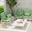 2-Piece Marconi Leaf Outdoor Deep Seat Cushion