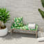 Marconi Leaf Pillow, Oversized Square Outdoor Throw Pillow, 20"