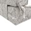 2-Piece Grey Patna Geo Outdoor Deep Seat Cushion