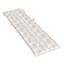 Grey Patna Geo Outdoor Chaise Lounge Cushion