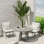 Grey Patna Geo Hinged Outdoor Cushion