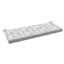 Grey Patna Geo Outdoor Bench Cushion