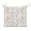 Grey Patna Geo Outdoor Square Seat Cushion