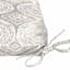 Grey Patna Geo Outdoor Square Seat Cushion