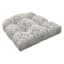 Grey Patna Geo Outdoor Wicker Seat Cushion