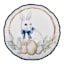 Providence Bunny Artwork Round Easter Throw Pillow, 16"