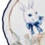 Providence Bunny Artwork Round Easter Throw Pillow, 16"