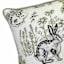 Bunny Garden Embroidered Easter Throw Pillow, 14x24