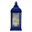 Blue LED Outdoor Lantern, 25"