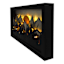 Lake & Lodge Framed LED Mountain Wall Art, 19x10