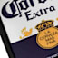 Corona Label Screenprinted Wall Mirror, 13x15