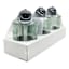3-Pack Clear Table Torches