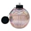 Pink Iridescent Glass Table Torch
