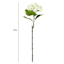 24IN WH FABRIC REAL FEEL HYDRANGEA STEM