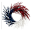 Patriotic Heather Wreath, 24"