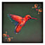 SCADpro Hummingbirds Canvas Wall Art, 12"