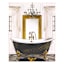 Chandelier Bath Canvas Wall Art, 11x14