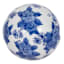 Providence 3-Piece Blue Ceramic Chinoiserie Orbs, 4"