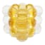Crosby St. Yellow Square Bubble Votive Candle Holder, 3"