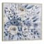 Indigo Floral Framed Canvas Wall Art, 24"