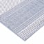 Grey & Blue Fifer Striped Outdoor Area Rug, 5x7